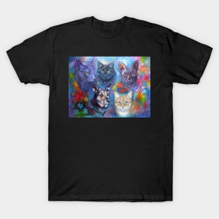 Five friends - portrait commission T-Shirt